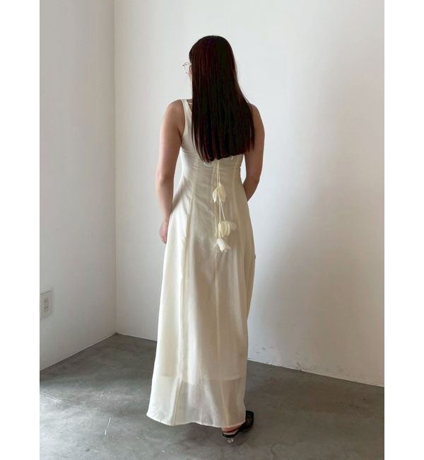 LAGUNAMOON「バックリボンフレアシアーワンピース」|ワンピース|