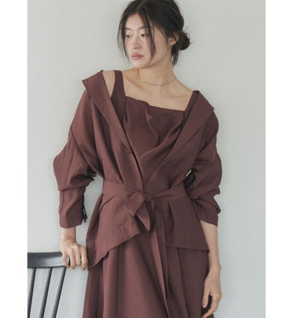 LAGUNAMOON「バックリボンフレアシアーワンピース」|ワンピース|