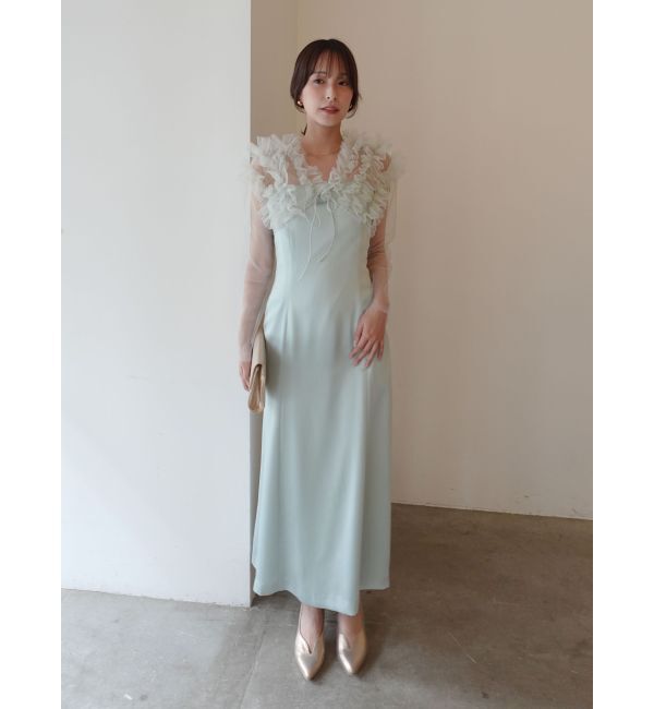 LAGUNAMOON「LADYチュールボレロキャミワンピース」|ドレス|