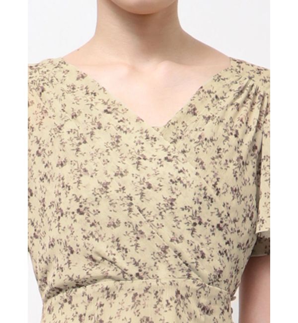 LAGUNAMOON「フロラルカシュクールワンピース」|ワンピース|