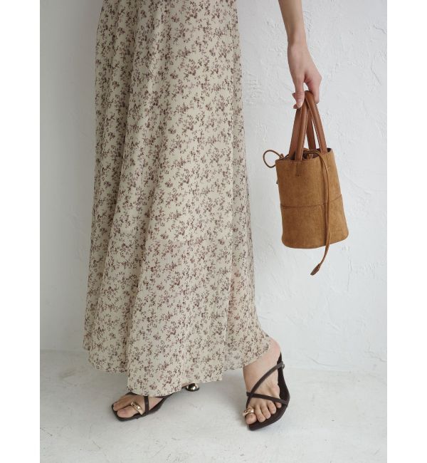 LAGUNAMOON「フロラルカシュクールワンピース」|ワンピース|