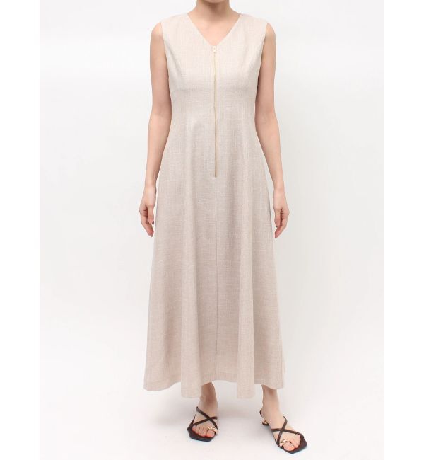 LAGUNAMOON「フロントZIPミックスカラーワンピース」|ワンピース|