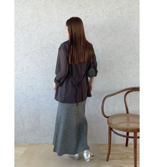 LAGUNAMOON「フロントボタンランジニットワンピース」|ワンピース|