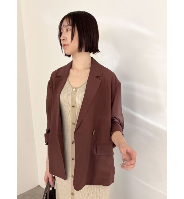 LAGUNAMOON「フロントボタンランジニットワンピース」|ワンピース|