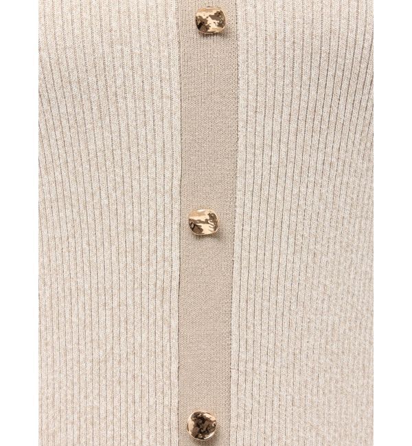 LAGUNAMOON「フロントボタンランジニットワンピース」|ワンピース|