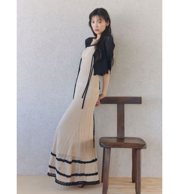 LAGUNAMOON「ノースリレースニットワンピース」|ワンピース|