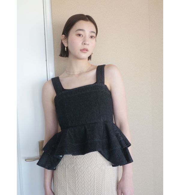 LAGUNAMOON「ノースリレースニットワンピース」|ワンピース|