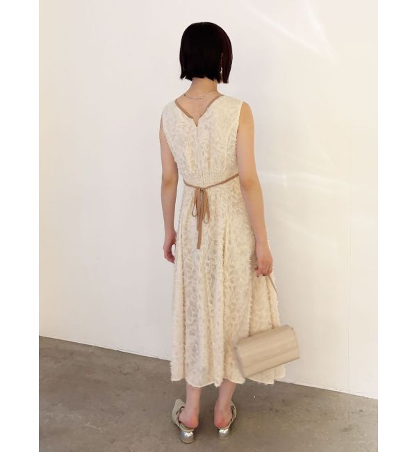 LAGUNAMOON「カットジャガードパイピングワンピース」|ワンピース|