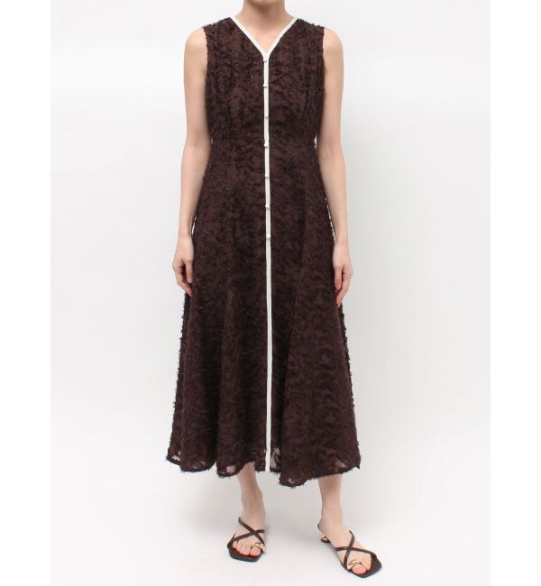 LAGUNAMOON「カットジャガードパイピングワンピース」|ワンピース|