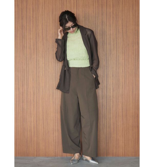 LAGUNAMOON「ボウタイシャーリングブラウス」|シャツ・ブラウス|