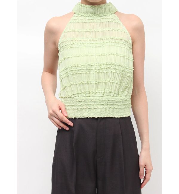 LAGUNAMOON「ボウタイシャーリングブラウス」|シャツ・ブラウス|