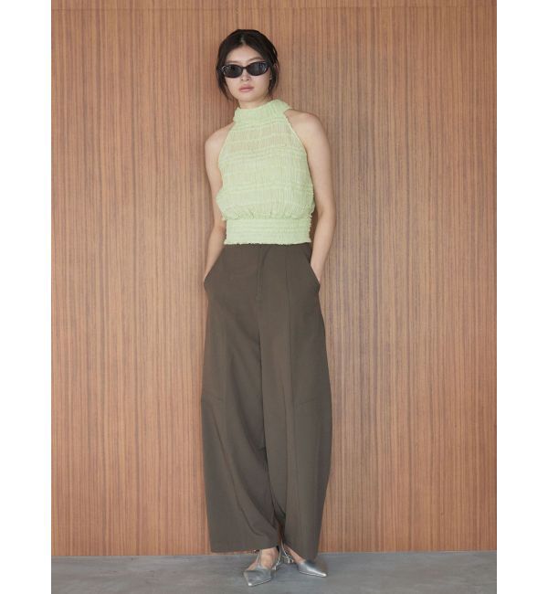 LAGUNAMOON「ボウタイシャーリングブラウス」|シャツ・ブラウス|