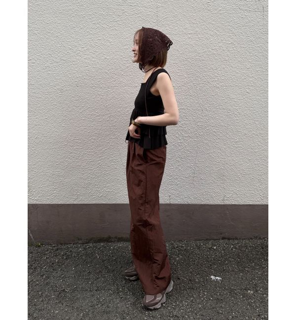 LAGUNAMOON「ウエストレースリラックスパンツ」|その他|