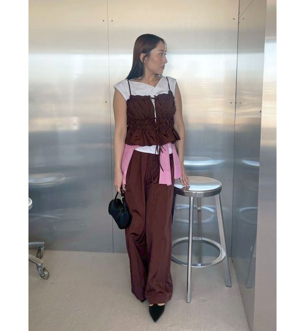 LAGUNAMOON「ウエストレースリラックスパンツ」|その他|