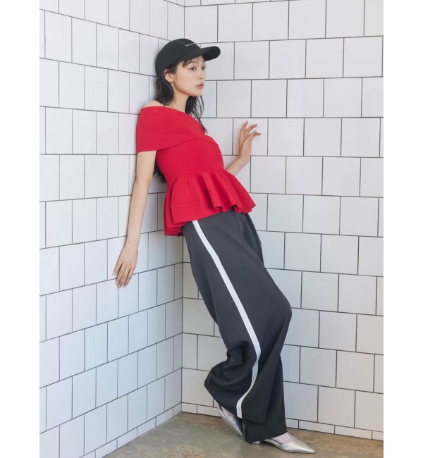 LAGUNAMOON「センタープレスラインパンツ」|その他|