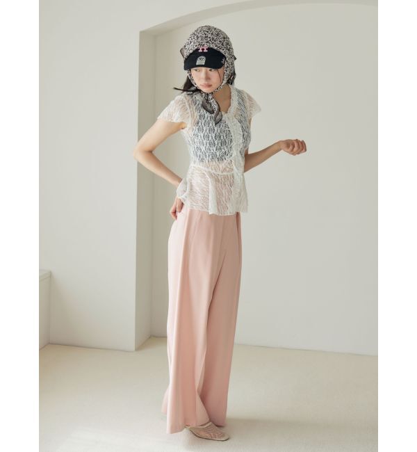 LAGUNAMOON「センタープレスラインパンツ」|その他|