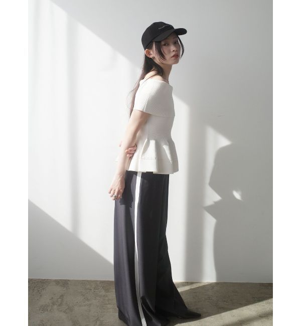 LAGUNAMOON「センタープレスラインパンツ」|その他|