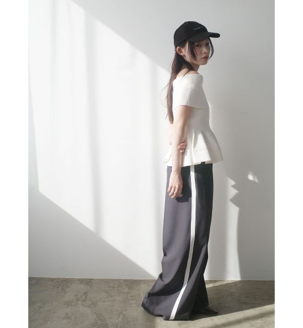 LAGUNAMOON「センタープレスラインパンツ」|その他|