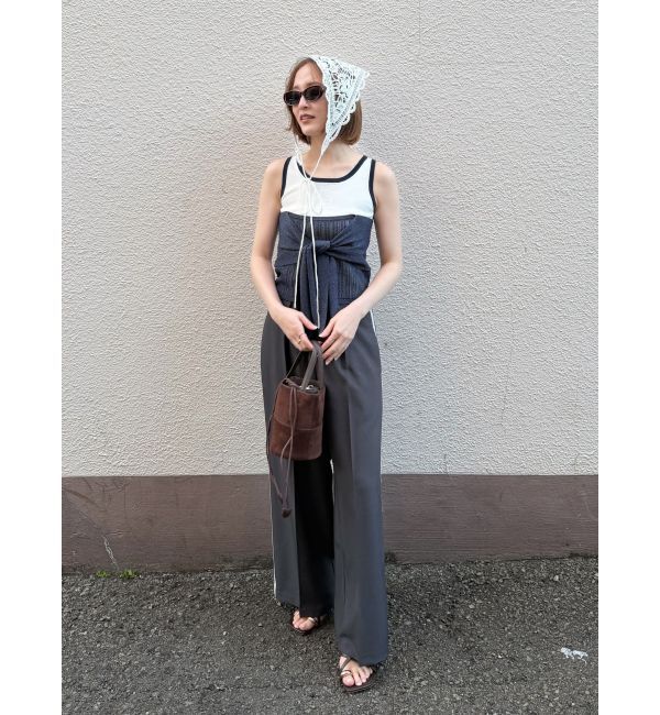 LAGUNAMOON「センタープレスラインパンツ」|その他|