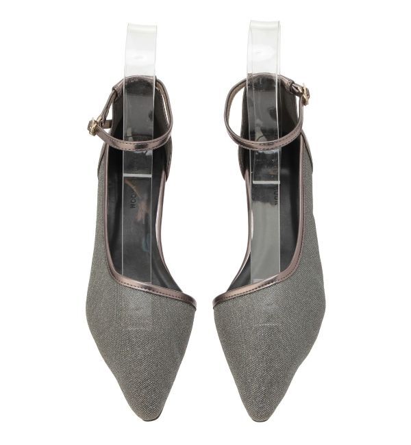 LAGUNAMOON「LADYシアーラメアンクルストラップシューズ」|パンプス|