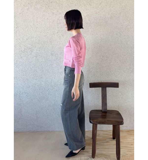 LAGUNAMOON「リップドデニムパンツ」|デニム|