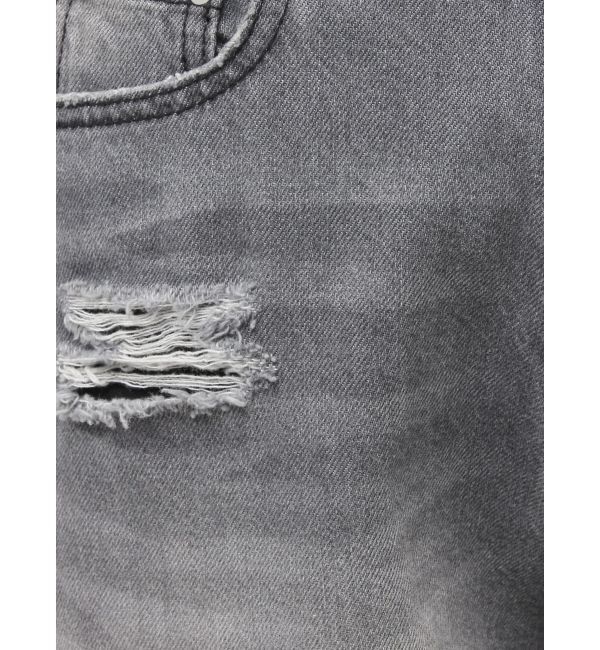 LAGUNAMOON「リップドデニムパンツ」|デニム|