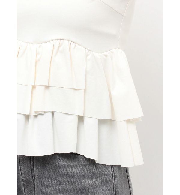 LAGUNAMOON「カーブペプラムカットノースリトップス」|Tシャツ・カットソー|