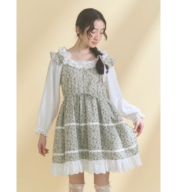 merry jenny「petit flowerフレアミニワンピース」|ワンピース|