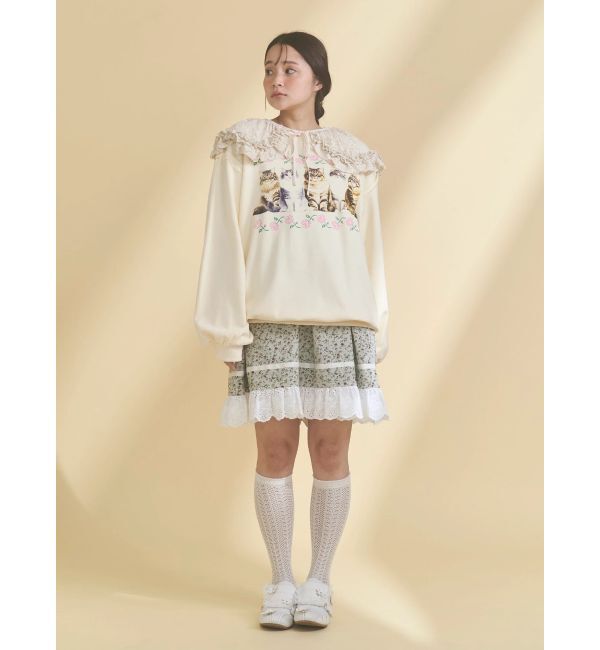 merry jenny「petit flowerフレアミニワンピース」|ワンピース|