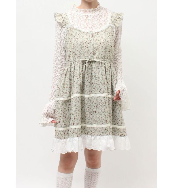 merry jenny「petit flowerフレアミニワンピース」|ワンピース|