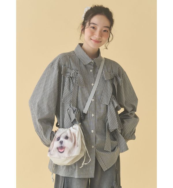 merry jenny「モコゾウとおさんぽポシェット」|ショルダー・メッセンジャー|