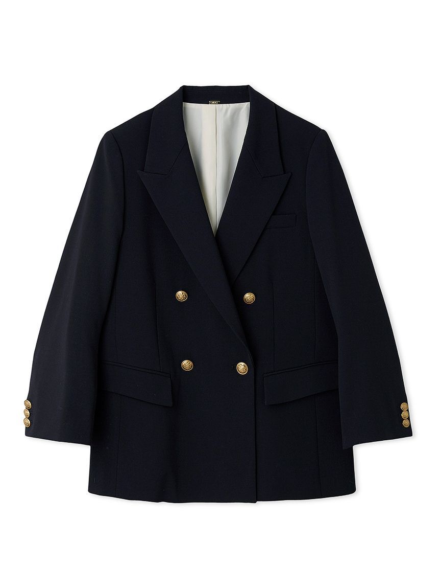 Mila Owen「金釦ダブルブレストブレザー」|テーラードジャケット|