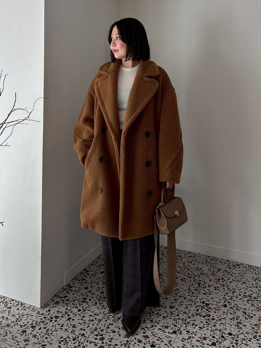 Mila Owen「シアーラメクルーネックリブニット」|ニット・セーター|