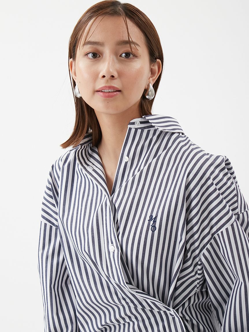 Mila Owen「2WAYカシュクールーオーバーサイズシャツ」|シャツ・ブラウス|