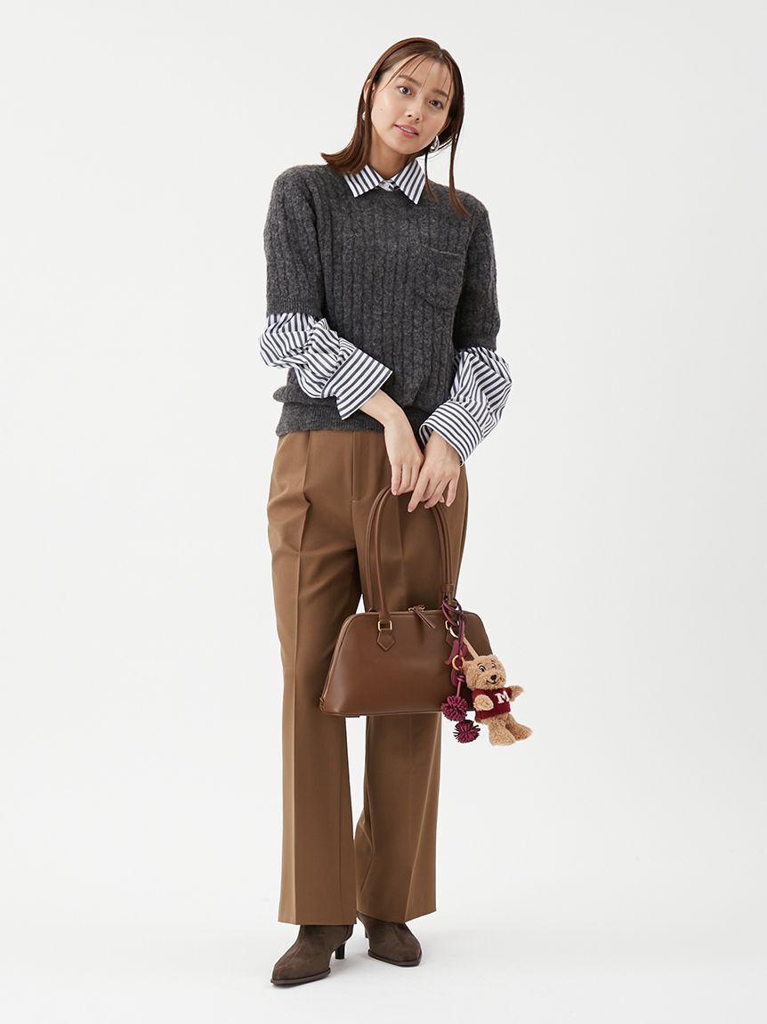 Mila Owen「2WAYカシュクールーオーバーサイズシャツ」|シャツ・ブラウス|