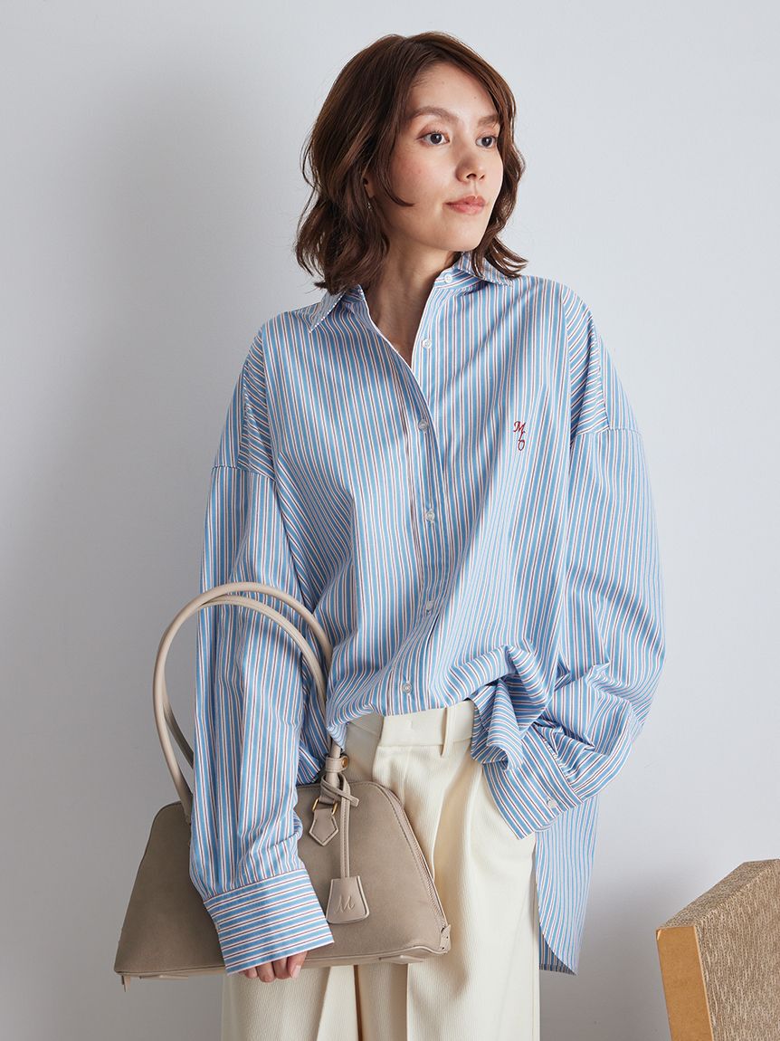 Mila Owen「2WAYカシュクールーオーバーサイズシャツ」|シャツ・ブラウス|