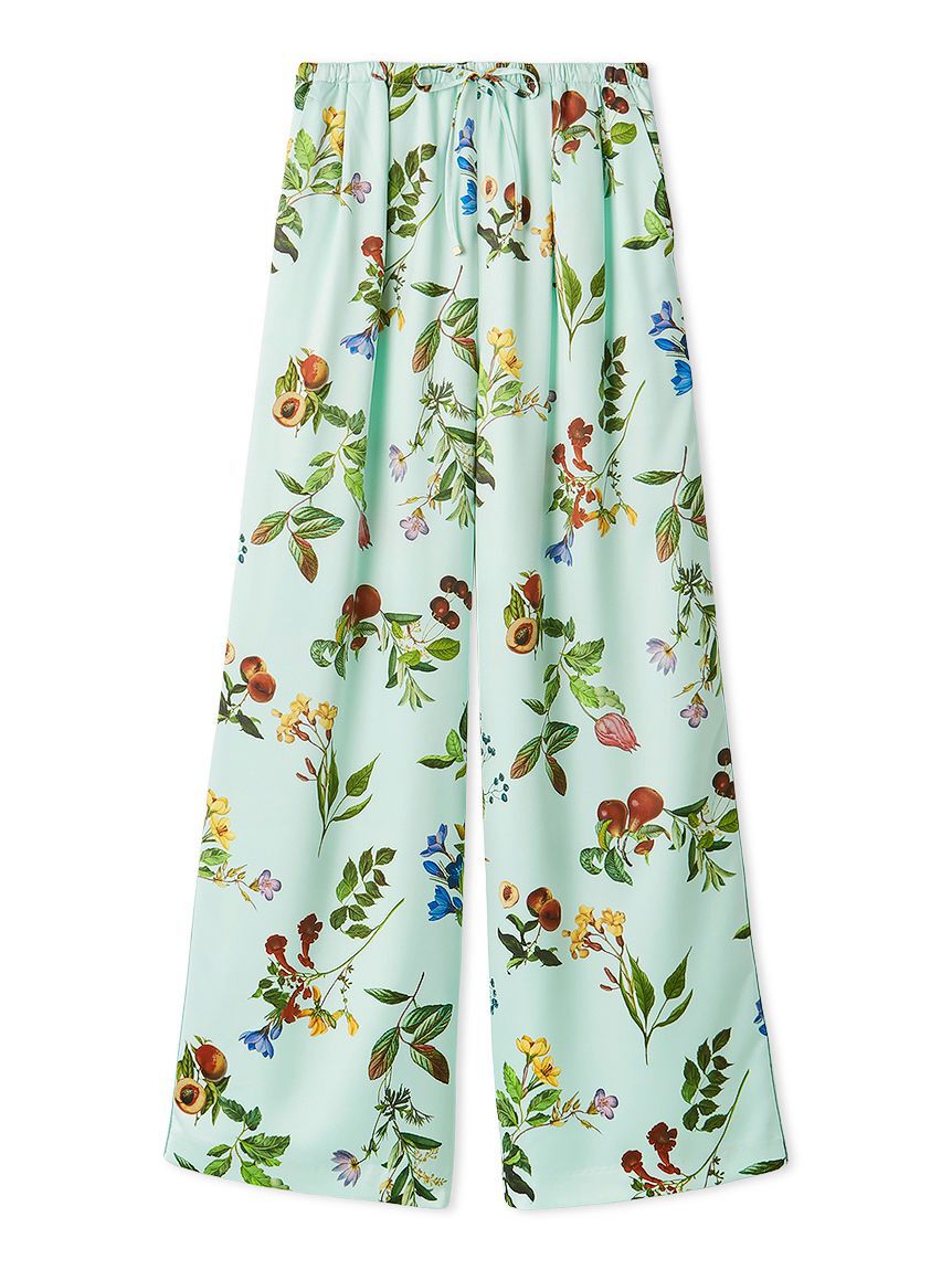 Mila Owen「【00サイズあり】ボタニカルウエストゴムイージーパンツ」|チノ|MNT