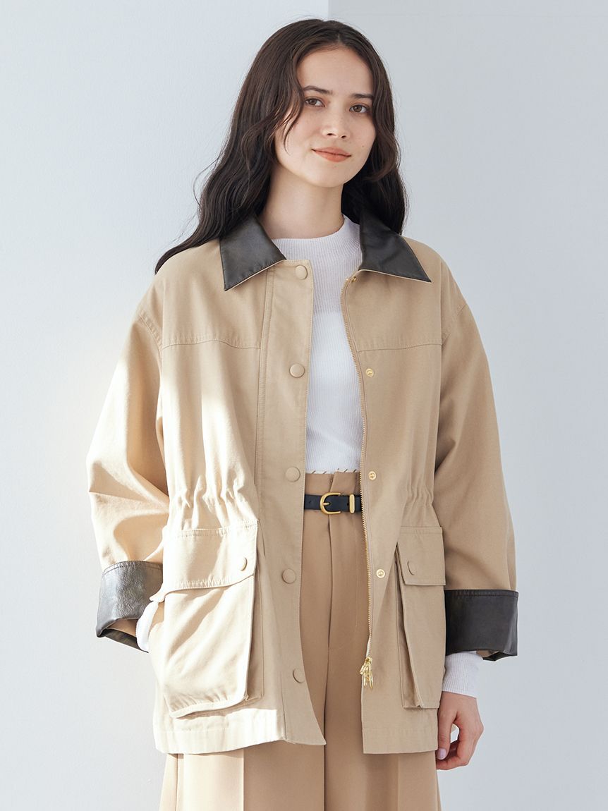 Mila Owen「ハイネックハイゲージシアーリブニット」|ニット・セーター|