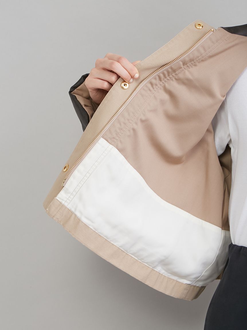 Mila Owen「ショートテントシルエットハンティングジャケット」|ミリタリージャケット|