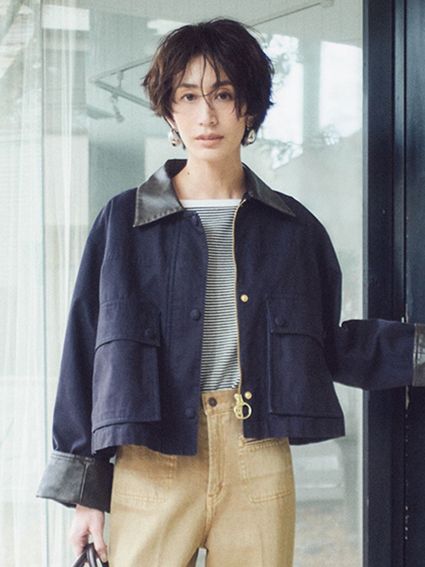 Mila Owen「ショートテントシルエットハンティングジャケット」|ミリタリージャケット|DNVY