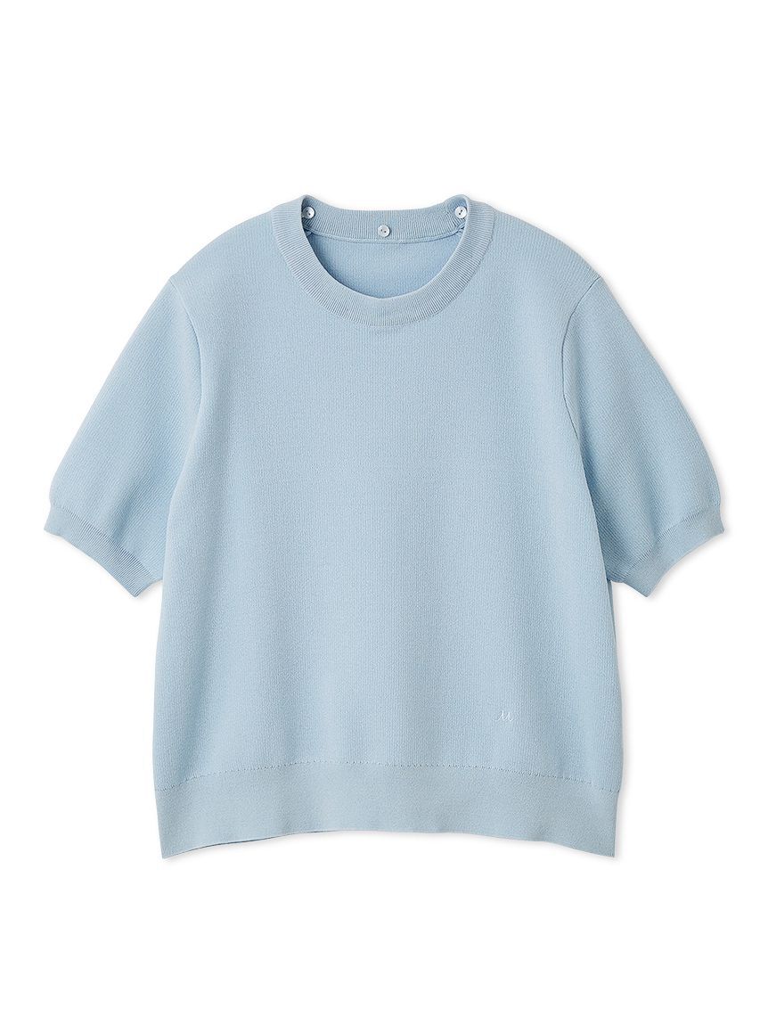 Mila Owen「【WEB限定カラー】２ＷＡＹ衿取り外しポロニットプルオーバー」|ニット・セーター|