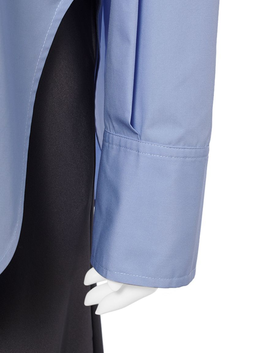 Mila Owen「カーブヘム釦ダウンオーバーシャツ」|シャツ・ブラウス|