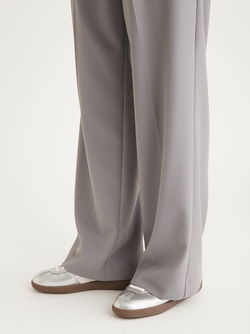 emmi atelier「【10th】emmiロゴジャガードゴムタックパンツ」|チノ|