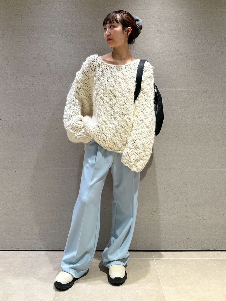 emmi atelier「emmiジャガードゴムタックパンツ」|チノ|