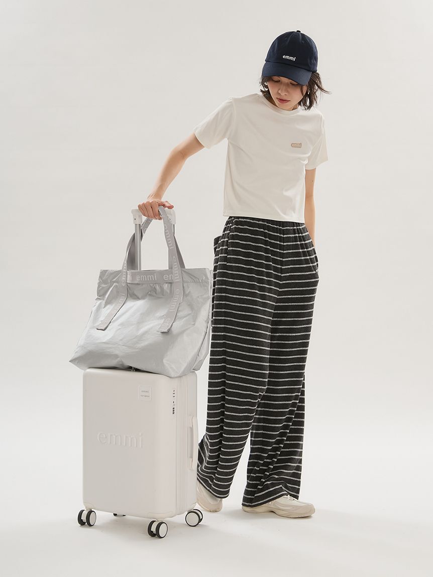 emmi atelier「【ONLINE限定】撥水emmiロゴビックトートバッグ」|トートバッグ|