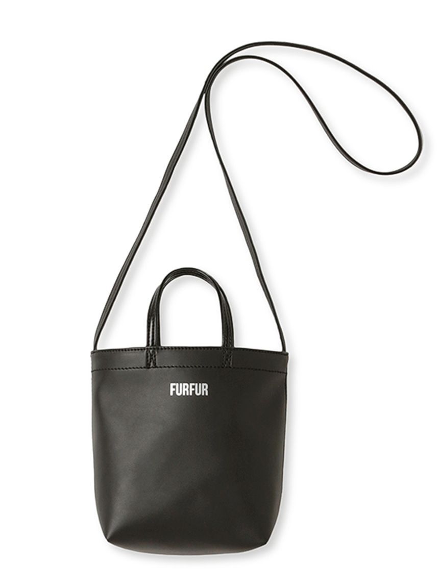 FURFUR「ダブルフェイスミニショルダーバッグ」|ショルダー・メッセンジャー|BLK
