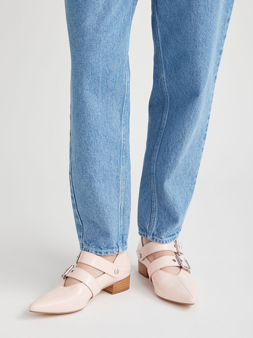 FURFUR「【WEB限定カラー】ダブルストラップバブーシュ」|パンプス|