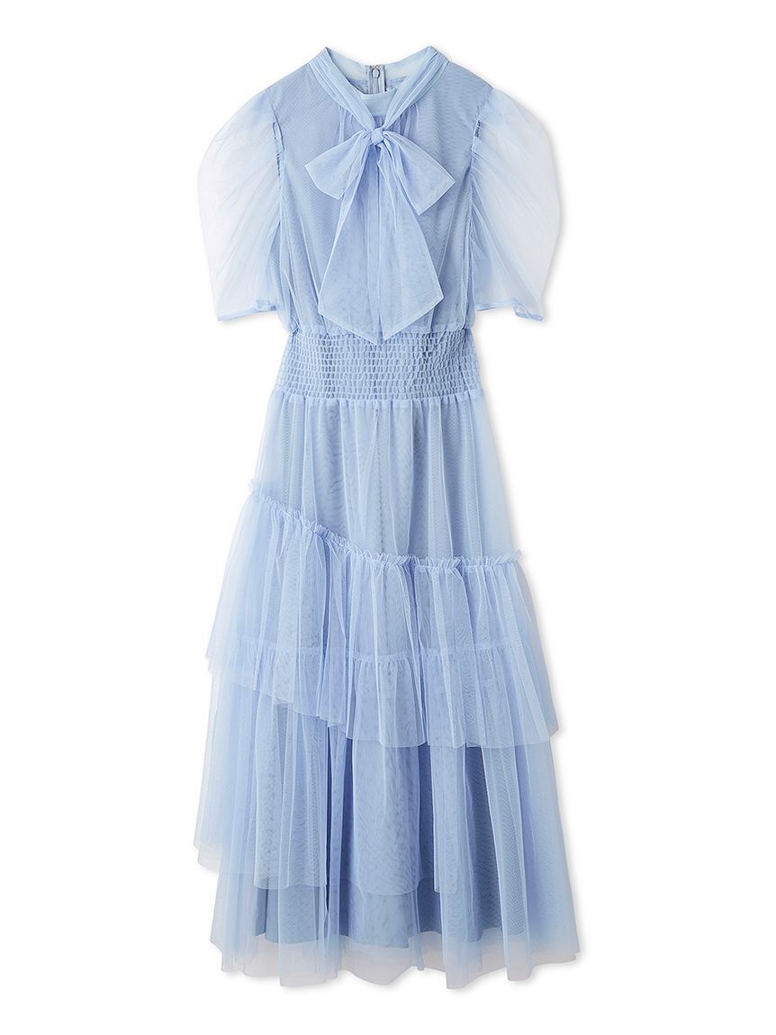 FURFUR「ハーフスリーブチュールドレス」|ドレス|