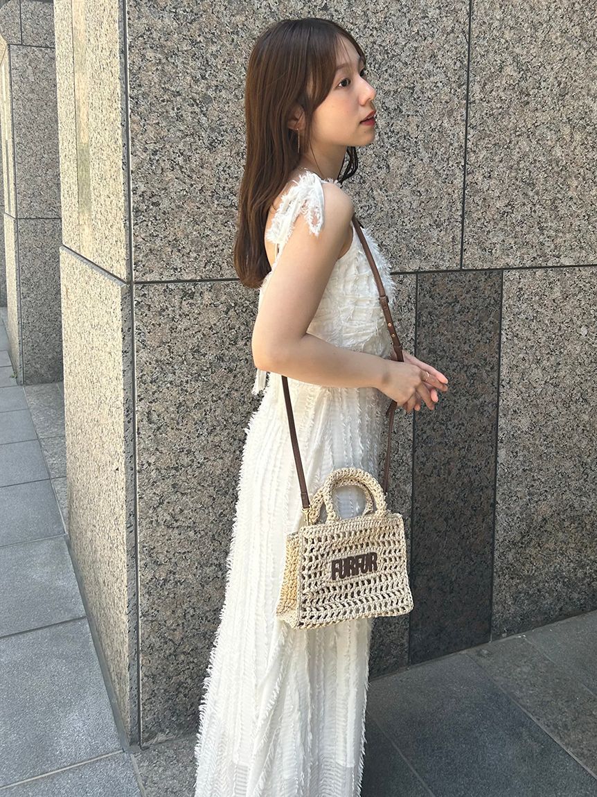 FURFUR「【限定カラー】ラフィアロゴトートバッグ」|トートバッグ|