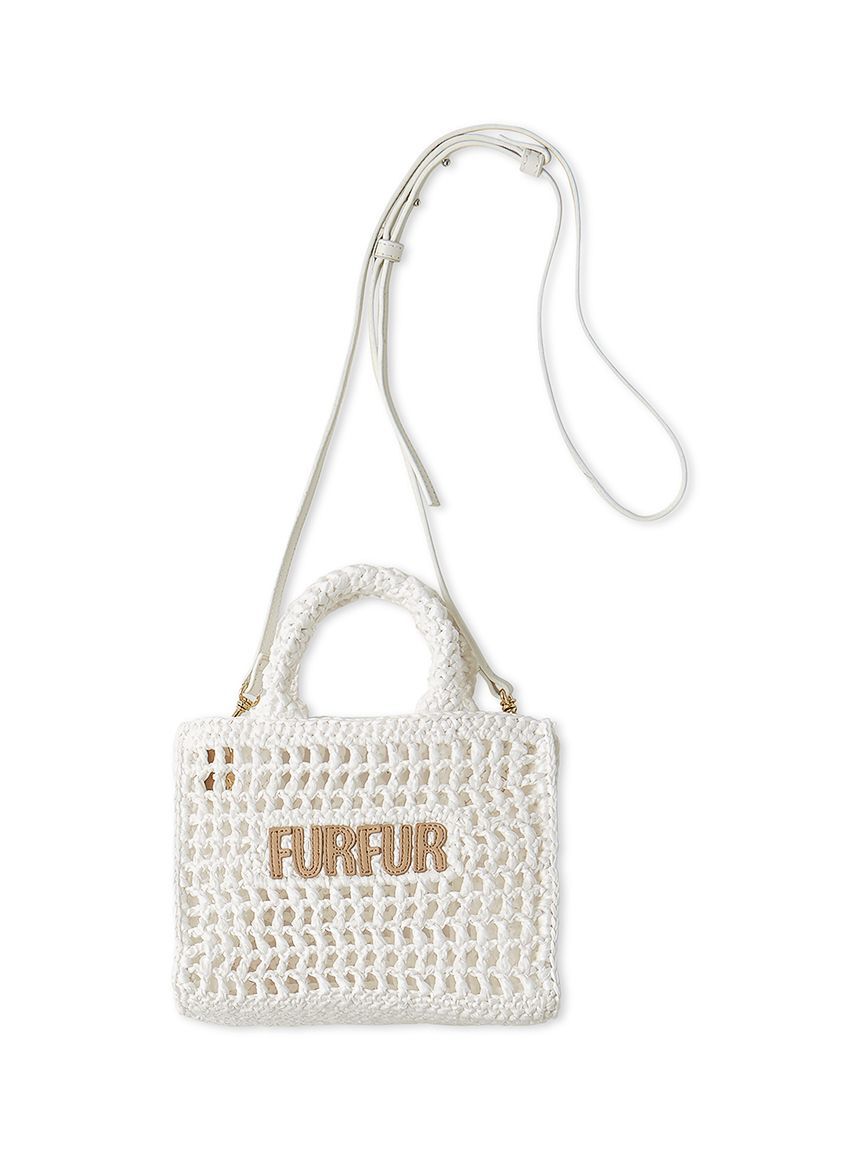 FURFUR「【限定カラー】ラフィアロゴトートバッグ」|トートバッグ|